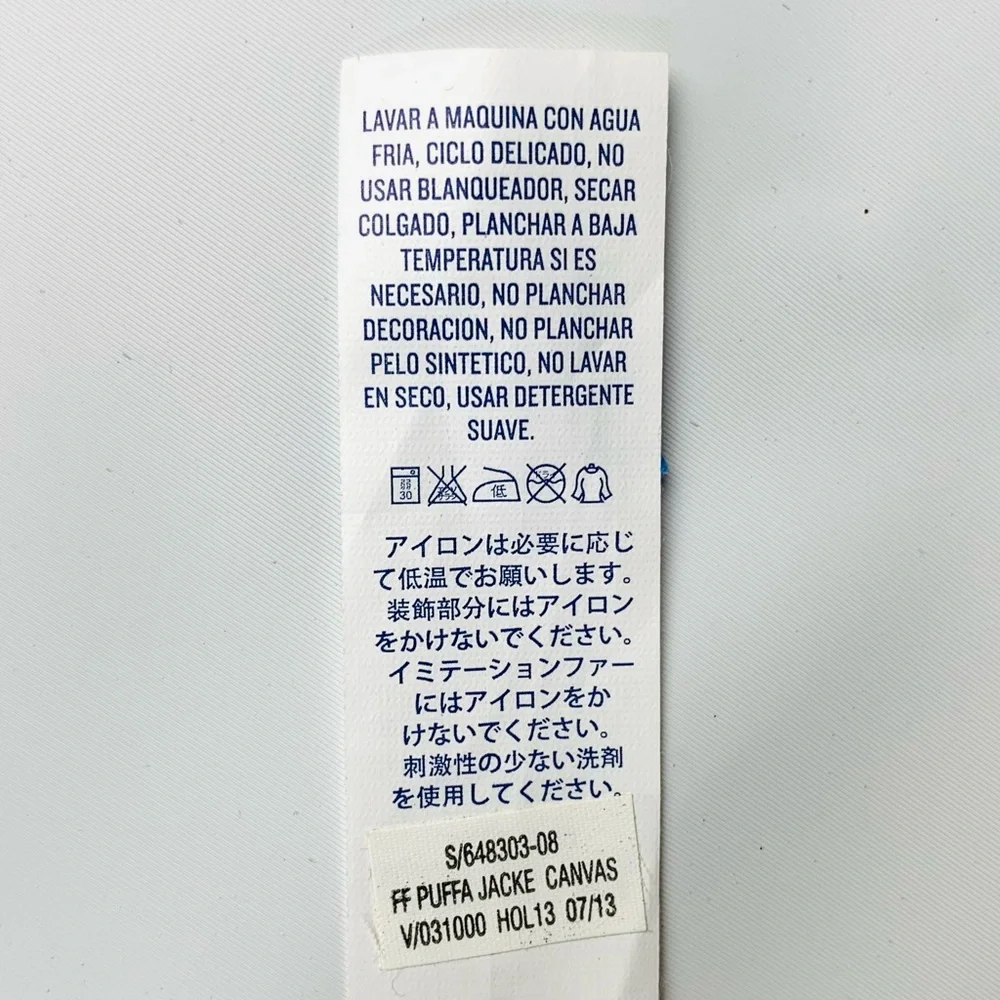 Old Navy Women’s Puffer Jacket Size XL - Cream with Faux Fur Collar Winter Coat - Picture 15 of 15